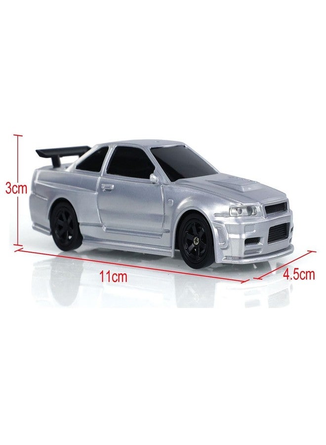 Onecado RC Drift Car, 1/43 Mini Drift with Gyroscope, 2.4GHz Full Proportional Remote Control Car, 4WD High Speed Race Car with Lights, Racing Tires, RC Model Cars - Image 3